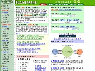 아사달 도메인 종합정보 v3 사이트 이미지